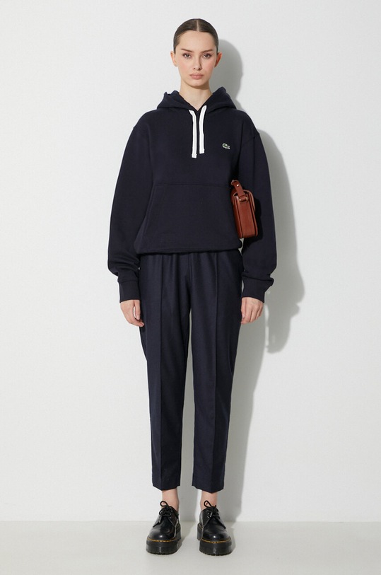 Clothing Lacoste cotton sweatshirt SH1701 black