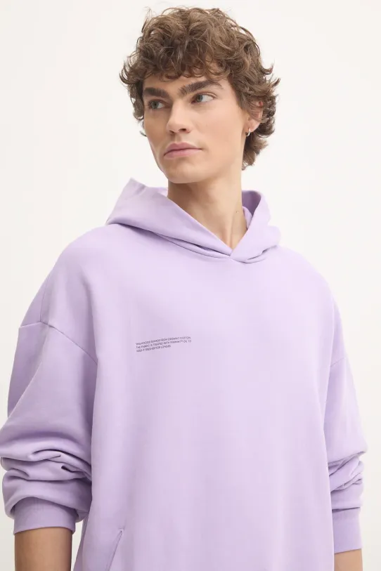 Pangaia cotton sweatshirt violet 10000180