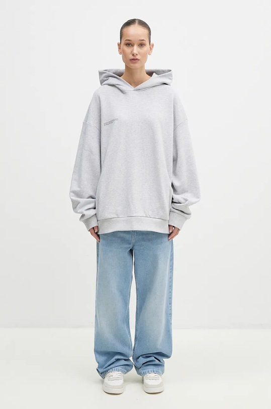 Bavlněná mikina Pangaia 10000180 šedá
