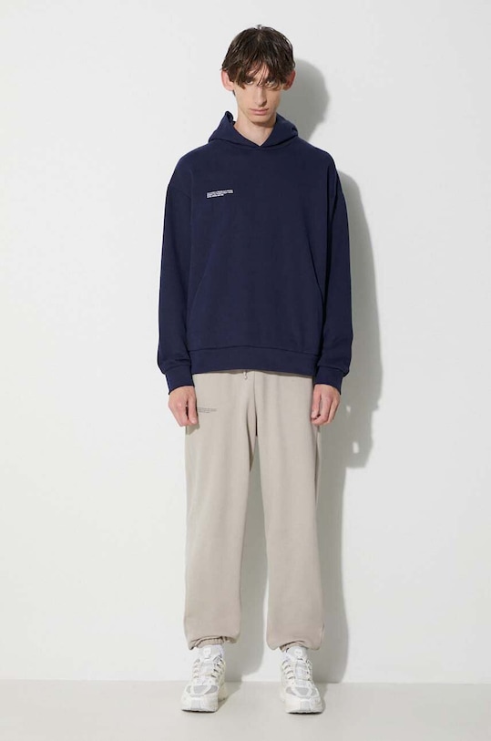 Бавовняна кофта Pangaia 10000180 темно-синій AA00