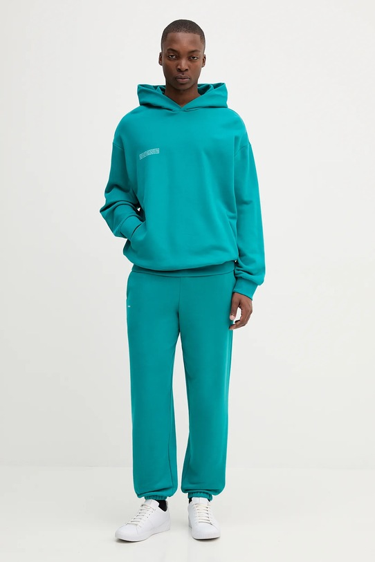 Odzież Pangaia bluza bawełniana 10000180 turkusowy