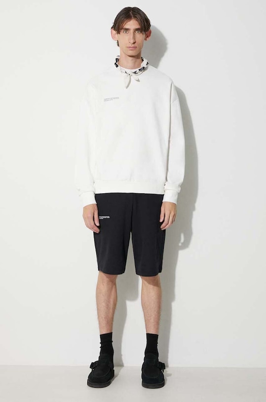 Памучен суичър Pangaia 10000183 бял AA00