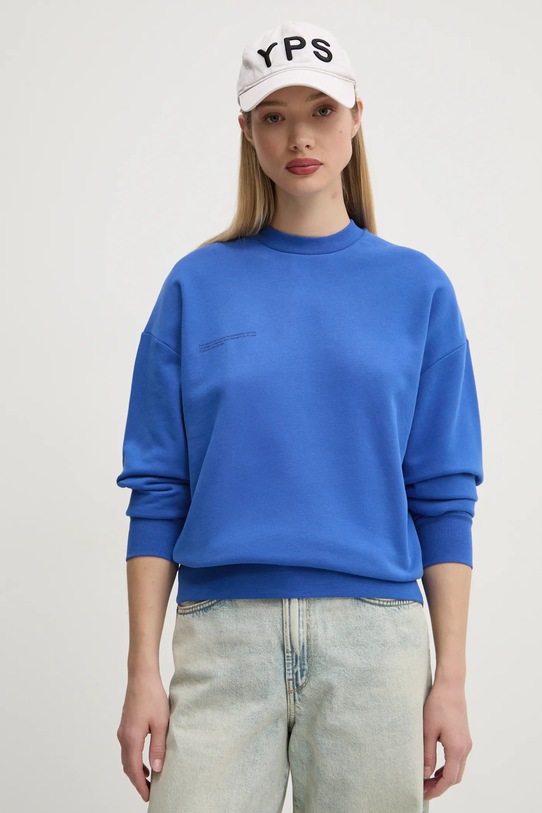 Pamučna dukserica Pangaia ljubičasta 10000183