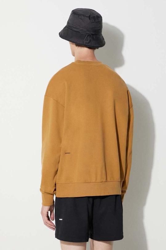 Pangaia bluza bawełniana brązowy 10000183