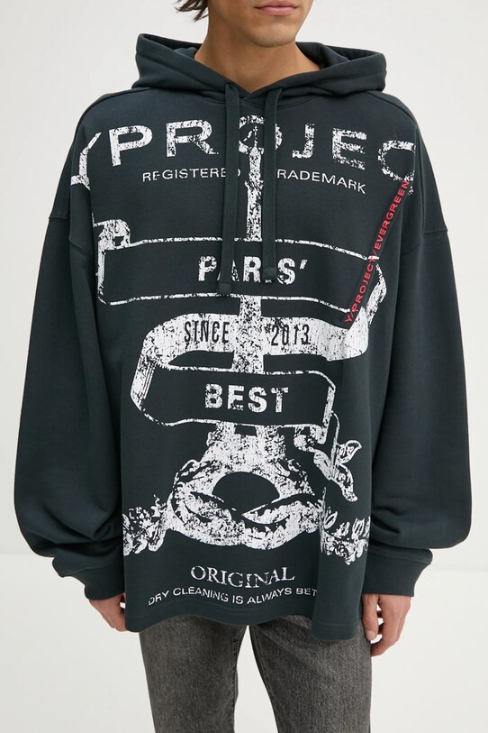 Y/Project hanorac de bumbac EVERGREEN PARIS' BEST PINCHED HOODIE 204SH002
