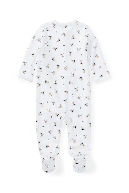 Pamučni kombinezon za bebe Polo Ralph Lauren 320682715001 bijela AA00