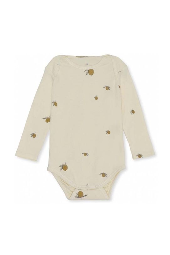 Bodi za bebe Konges Sløjd BODY GOTS KS3553 bež AA00