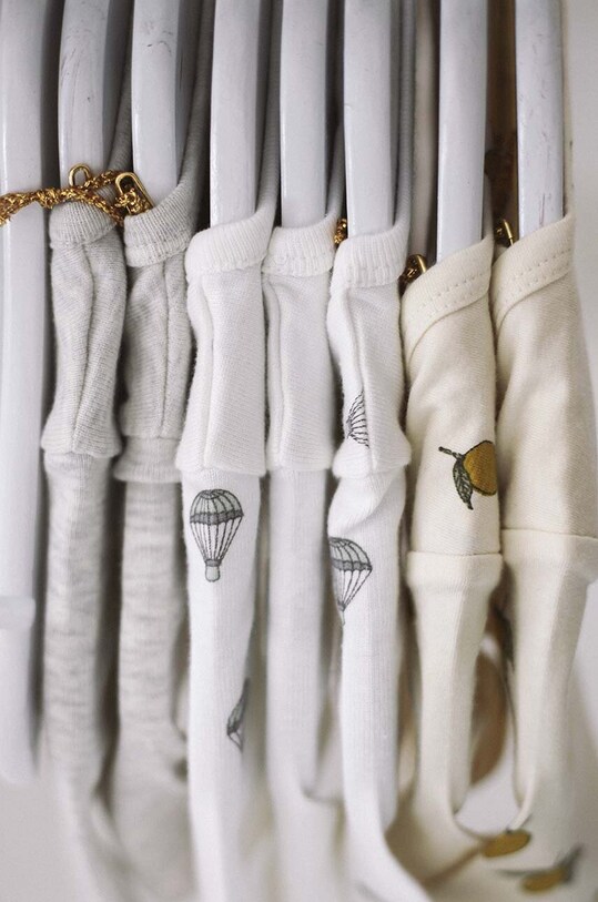 Konges Sløjd body bebe NEWBORN BODY GOTS alb KS3555