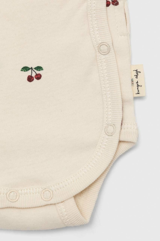 Body pre bábätká Konges Sløjd NEWBORN BODY GOTS béžová KS3555