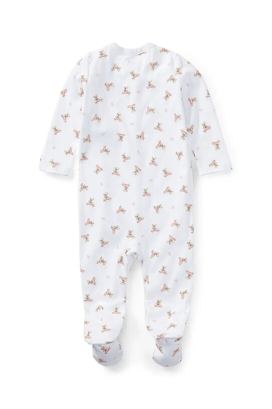 Хлопковый комбинезон для младенцев Polo Ralph Lauren 310682708001 белый AA00