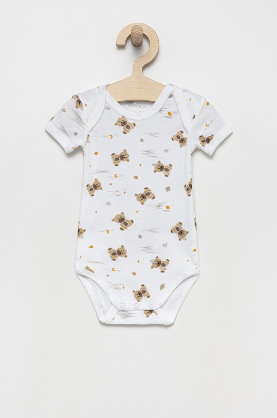 Name it Pamučni bodi za bebe (3-pack) 13209031.Incense bež AA00