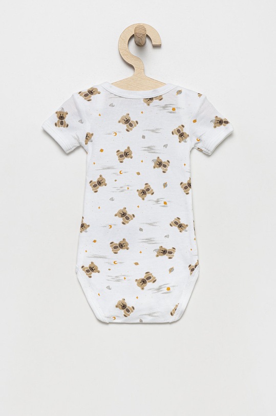 Dječaci Name it Pamučni bodi za bebe (3-pack) 13209031.Incense bež