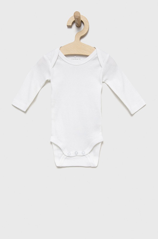 Name it body bawełniane niemowlęce (3-pack) 13209203.BrightWhit biały AA00