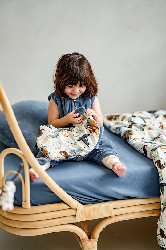 La Millou śpiworek dziecięcy z nogawkami Cotto PRINCE CHESSBOARD 136717.Spiworek.z.nogaw niebieski