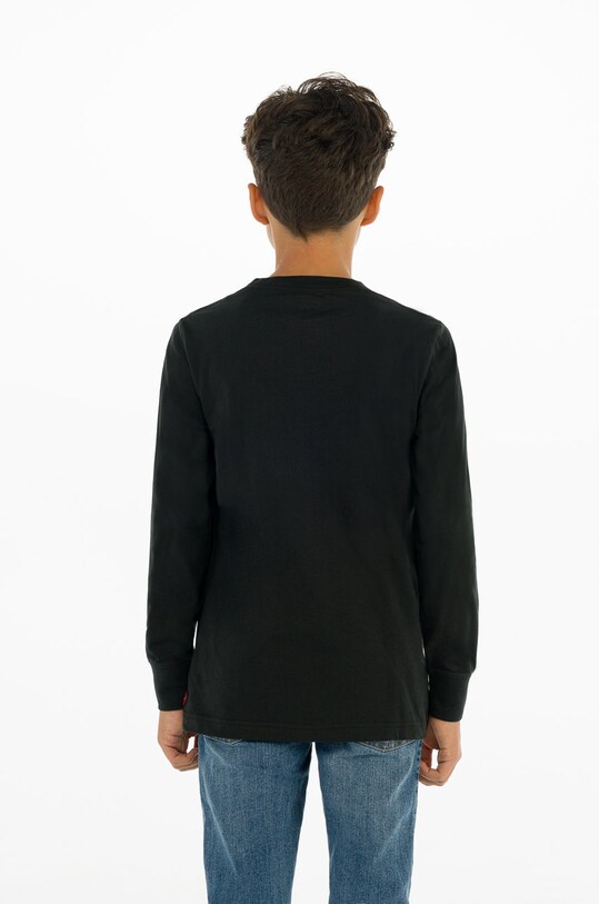 Хлопчик Дитячий лонгслів Levi's 8E8646.NOS.B чорний