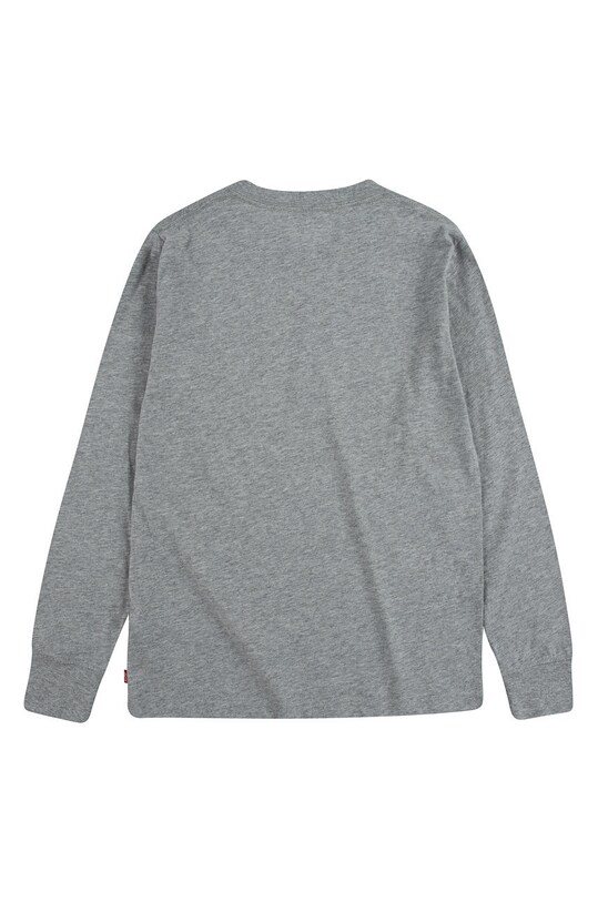 Дитячий лонгслів Levi's 6E8646.NOS.B сірий AA00