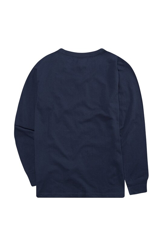 Levi's Longsleeve dziecięcy 6E8646.NOS.B granatowy AA00