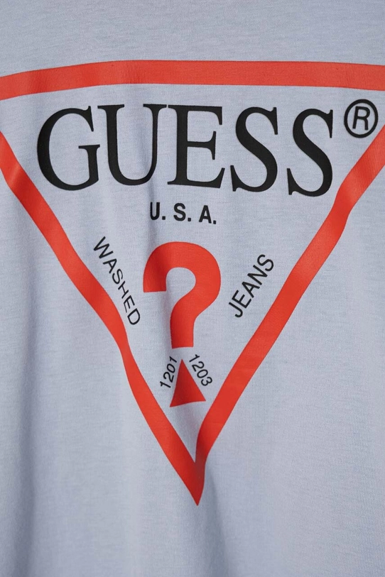 Guess longsleeve bawełniany dziecięcy L84I29.K8HM0.PPYH niebieski AA00