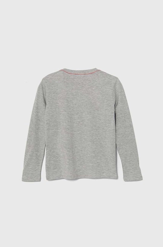 Guess longsleeve bawełniany dziecięcy L84I29.K8HM0.9BYH szary AA00
