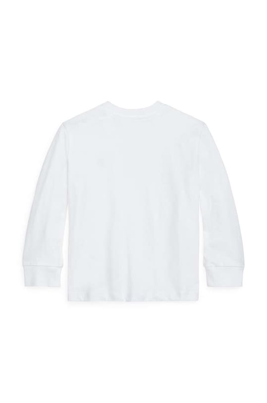 Бавовняний лонгслів для немовлят Polo Ralph Lauren 320843804004 білий AA00