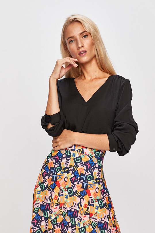 Vila - Bluza uni negru 14036767