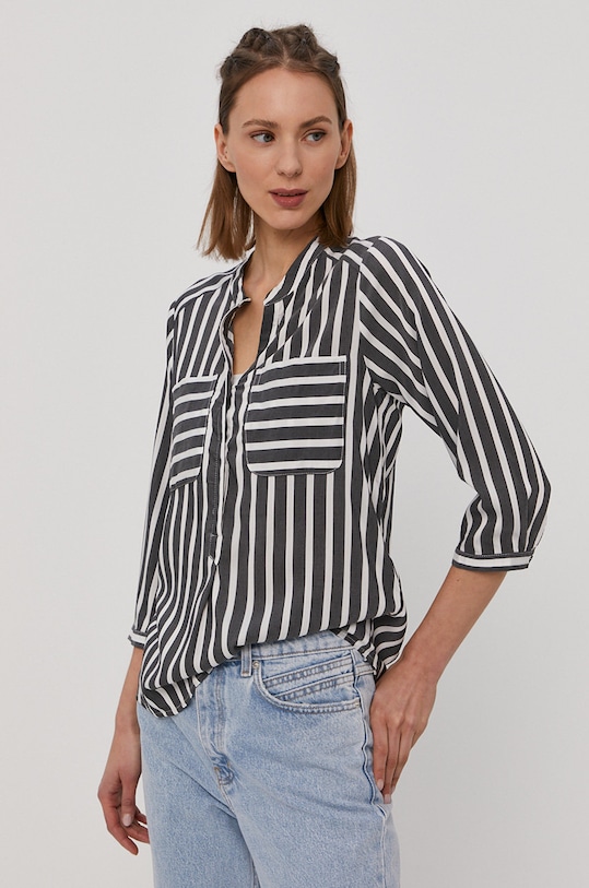 Blúzka Vero Moda regular sivá 10168581
