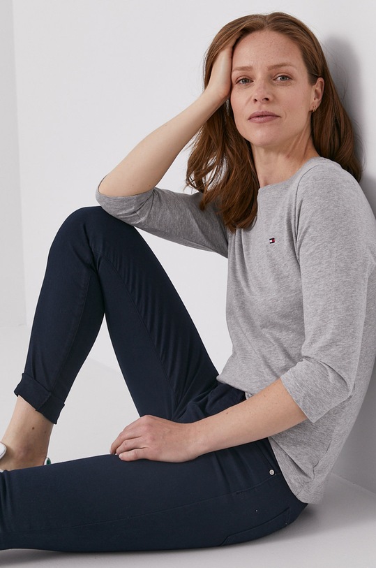 Halenka Tommy Hilfiger šedá WW0WW24968.NOS