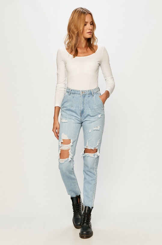 Vero Moda - Tričko s dlouhým rukávem 10228809 bílá AA00