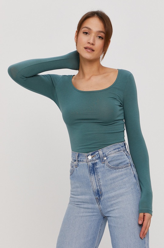 Vero Moda - Longsleeve 10228809 zielony AA00