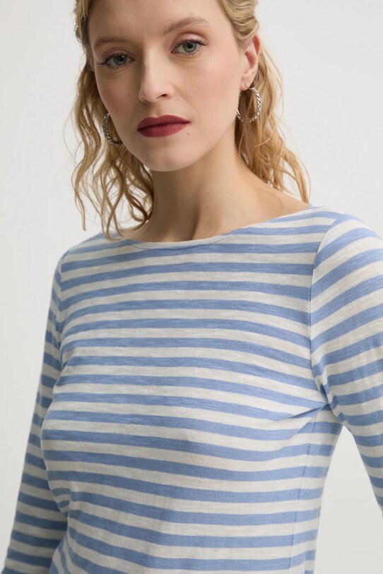 Marc O'Polo tričko s dlouhým rukávem modrá M00219652597