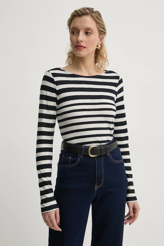 Marc O'Polo longsleeve σκούρο μπλε M00219652597