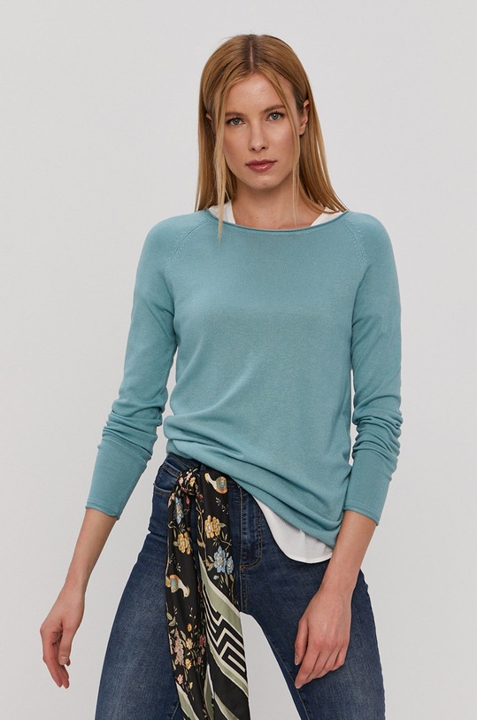 Vero Moda - Sveter okrúhly tyrkysová 10220902
