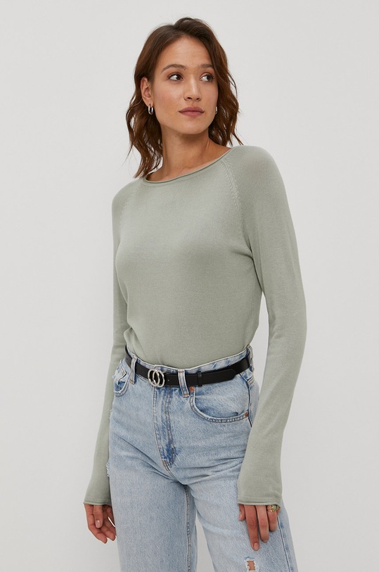 Vero Moda - Sveter okrúhly zelená 10220902