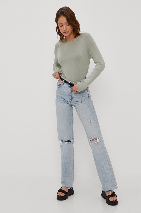 Vero Moda - Sweter 10220902 zielony AA00