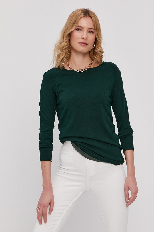 Vero Moda - Svetr kulatý zelená 10220902
