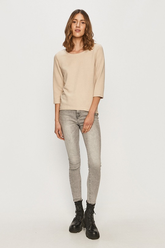 Jacqueline de Yong - Longsleeve 15223585 beżowy AA00