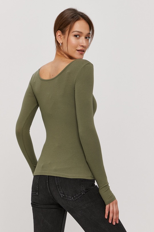 Oblečení Pieces - Tričko s dlouhým rukávem 17101437 zelená