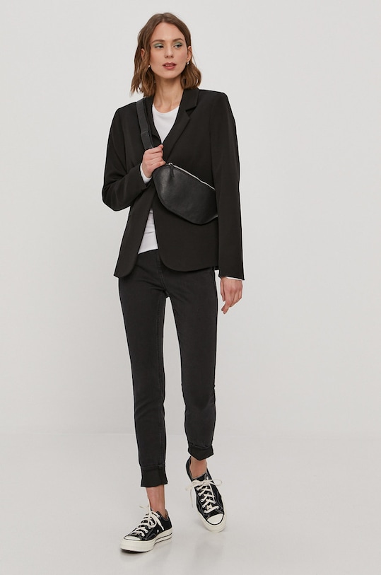 Tričko s dlouhým rukávem Pieces 17084155 bílá AA00