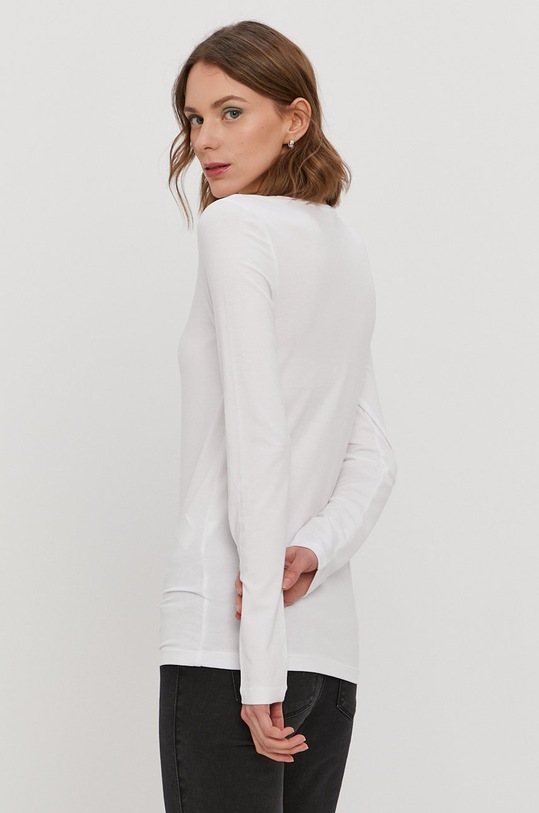 Oblečení Tričko s dlouhým rukávem Pieces 17084155 bílá