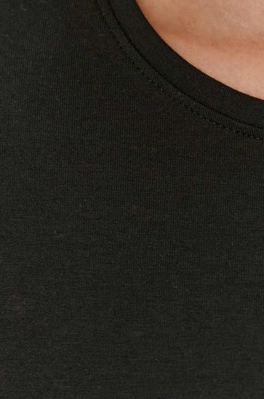 Tričko s dlhým rukávom Pieces 17084155 čierna
