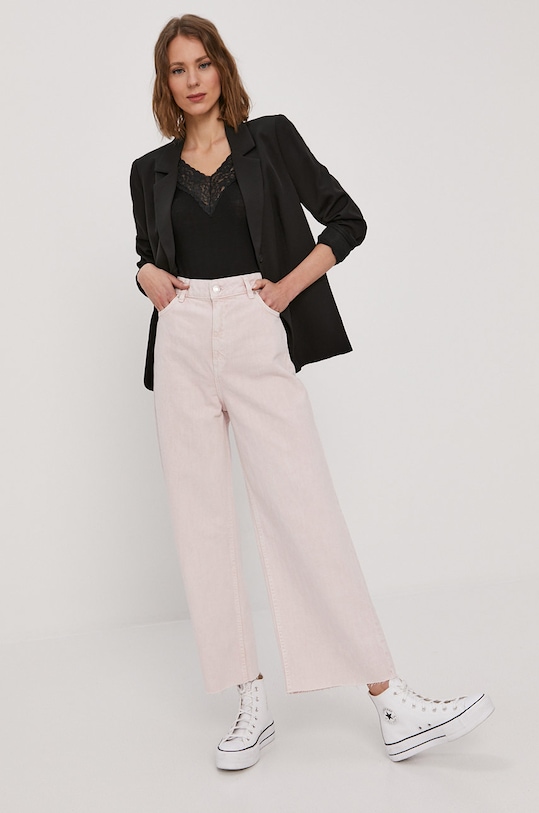 Pieces Bluzka 17095374 czarny AA00