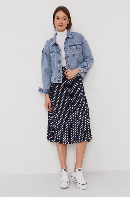 Tričko s dlhým rukávom Pieces 17110549 biela AA00