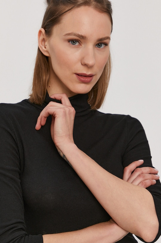 Pieces Longsleeve czarny 17110549