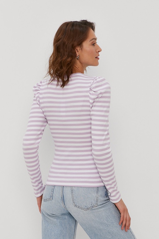 Odzież Pieces Longsleeve 17111987 biały