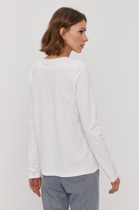 Odzież Pieces Longsleeve 17112469 biały