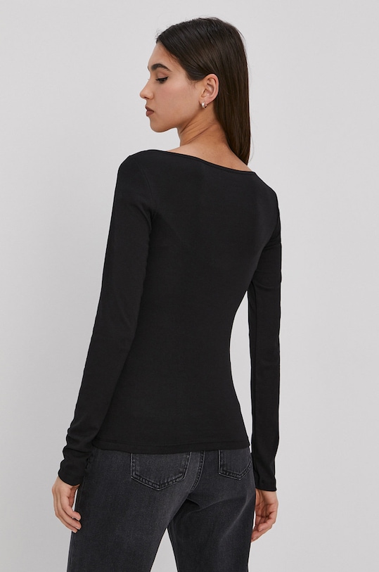 Oblečenie Tričko s dlhým rukávom Only 15230579 čierna