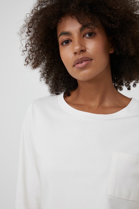 Marc O'Polo Longsleeve bawełniany M01206552357 beżowy