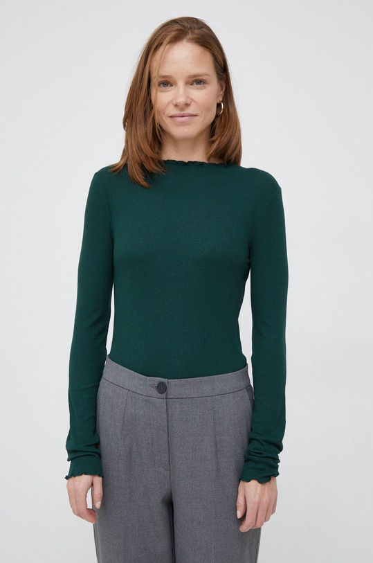 Tričko s dlouhým rukávem Vero Moda zelená 10259206.PineGrove