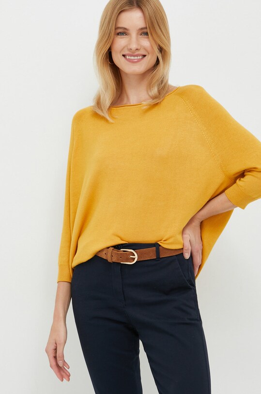 Vero Moda sweter pozostałe żółty 10264755.GoldenYell