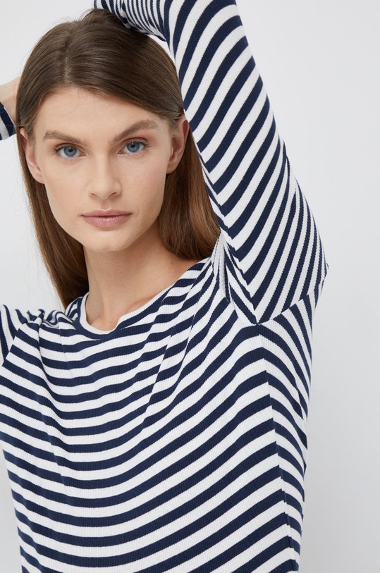 Tričko s dlouhým rukávem Vero Moda kulatý bílá 10268961.SnowWhit3